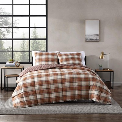 | Edgewood Collection | Plush Super Soft MicroSuede Reversible Flannel Duvet ...