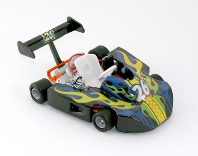 TECH-KART, Tony-Kart 26 Black go-kart X-Concepts, 1:12 scale 6'', New Unopened
