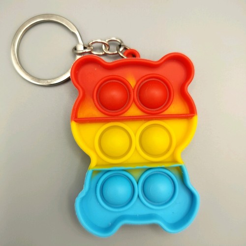 Pop It Sensory Fidget Keychain