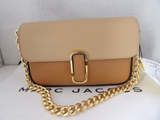 NWT Authentic MARC JACOBS  THE J MARC Soft Leather Shoulder Bag/Clutch/Crossbody