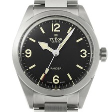 TUDOR Ranger 79950 Men's Black Stainless Steel Automatic #W2178