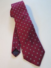 Adams Row 1 Tie Burgundy – Made in USA – Burgundy – 57” x 3.5"