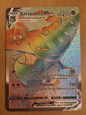 Pokemon TCG Katapuldra Vmax 197/192 Deutsch Clash der Rebellen
