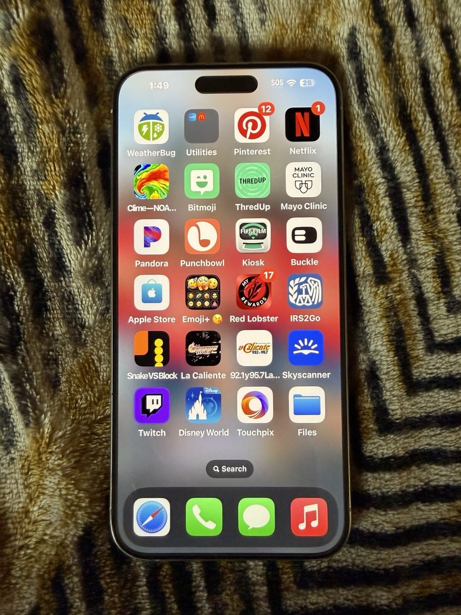 Apple iPhone 15 Pro Max - 512 GB - White Titanium (AT&T) for sale