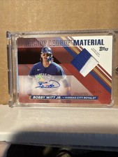 2024 Topps Series 2 Bobby Witt Jr. Major League Material Auto /25 Game Used