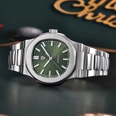 40MM PAGANI DESIGN Automatic Men's Watch Dive Waterproof Sapphire Stainless NEW