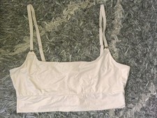 VS Feathersoft Unlined bralette NEW size Large Buff/marzipan