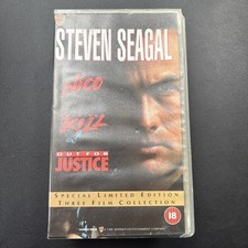 Steven Seagal - Nico / Hard To Kill / Out For Justice Special Edition VHS 1993