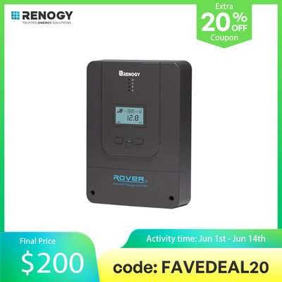 Renogy Rover Li 60A 12V/24V/36V/48V MPPT Solar Charge Controller GEL LFP Flooded