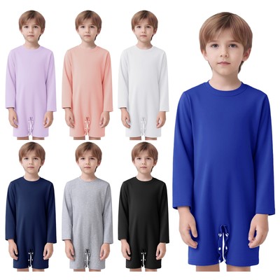 Kids Boys Girls Jumpsuit One Piece Bodysuit Playwear Romper Casual Wear Soft