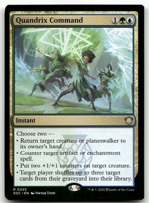 Quandrix Command #325 (NM) Commander: Secrets of Strixhaven SOC Magic MTG