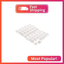 Dreambaby Plastic Baby Safety Outlet Plug Covers - 48 Pack - Outlet Covers Baby