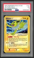 Pokemon Cards - PSA 5 Jolteon 101/108 - Gold Star Ex Power Keepers Holo - EX