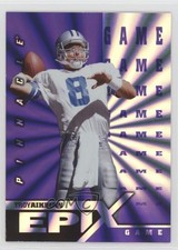 1997 Pinnacle Epix Game Purple Troy Aikman #E2 HOF 7v7