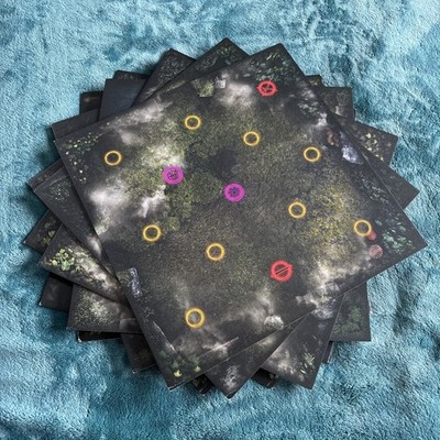 dark souls das Brettspiel Darkroot Basin And Iron Keep Tile Set 100% Komplett