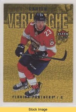2021-22 Fleer Ultra Gold Speckled Rainbow Foil Carter Verhaeghe #67 READ 0sd7