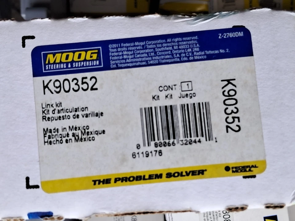 04-08 Nissan Máxima K90352 Barra estabilizadora suspensión delantera izquierda enlace final Foto 3 de 3
