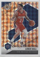 2020-21 Panini Mosaic Reactive Orange Prizm Lonzo Ball #37 bn5