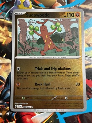 Sudowoodo - 043/086 - Reverse Holo - Pokemon Chaos Rising NM