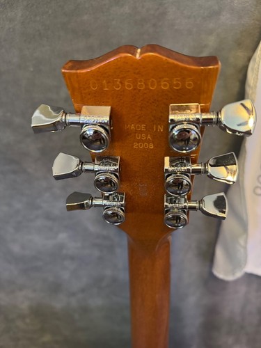 GIBSON Les Paul Push Tone Natural Made in USA 2008 Electric Guitar w/Hard Case - Picture 15 of 21