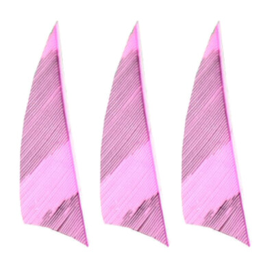 Muddy Buck Gear 2'' RW Shield Barred Feathers - Flo Pink (36 Pack)