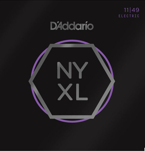 D'Addario NYXL1149 Nickel Wound Electric Guitar Strings, Medium, 11-49