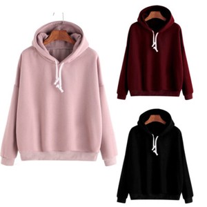 Men-Women-Pullover-Hoodie-Unisex-Hip-hop-Solid-Color-Plain-Sweatshirt-Teenager