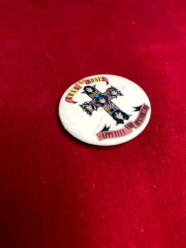 Vintage Guns 'n' Roses Appetite for Destruction Pin Pinback Button Badge WD01 - Picture 3 of 7