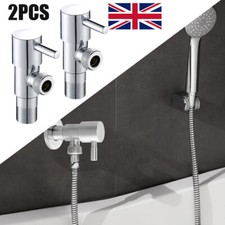 2 Stainless Steel Isolation ISO Valve For Muslim Douche Bidet Shattaf Spray Kits