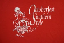 Vintage October Fest Southern Style Dancing Pig Fun Beer Party T Shirt XL