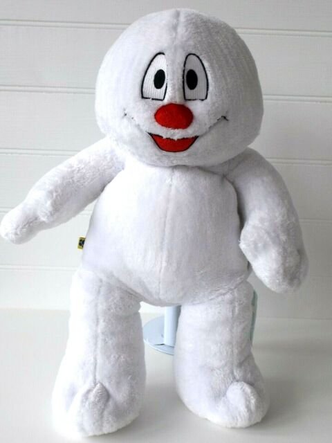 Build a Bear - Christmas / Xmas - Frosty the Snowman - Light Up Cheeks - Rare