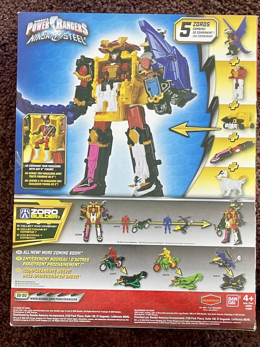NEW] NRFB 2017 Power Rangers DX NINJA STEEL DELUXE MEGAZORD 5
