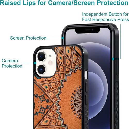 Hybrid Cover originated isfahan persian rug For iPhone SE XS XR Max 5 6 7 8 Plus - Picture 8 of 25