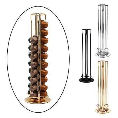 Metall 40 Kaffeepad Halter Gestell Turm für Nespresso für Theke Home Shop