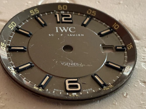 Dial - ziffernblatt-quadrante IWC ingenieur  dial 35.20 mm  genuine ref .