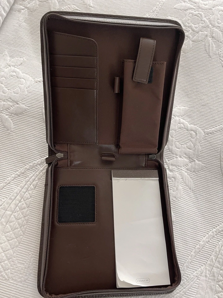 Coach - Estuche de organización de cuero vintage Foto 3 de 4