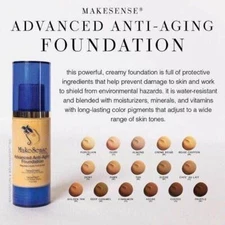 MakeSense AAA Advanced Anti-Aging Foundation (Pick your Shade) FREE SHIPPING