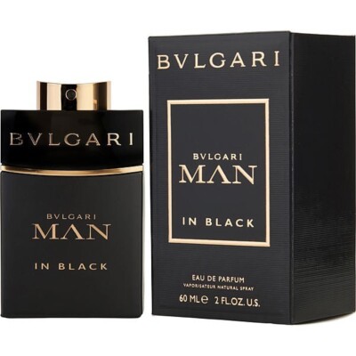 BVLGARI MAN IN BLACK 2.0 OZ/60 ML EAU DE PARFUM FOR MEN NEW SEALED BOX