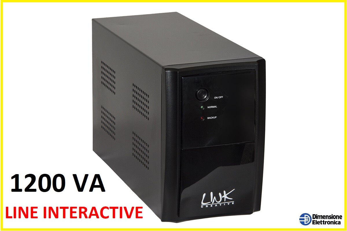 NJOY Keen 800 Gruppo Di Continuità 800VA 480 Watt, Line Interactive, UPS Per Computer PC E Modem - Foto 8