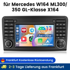 Android 13 GPS Navi Autoradio F&uuml;r Mercedes Benz ML W164 GL X164 2005-2012 2+32GB