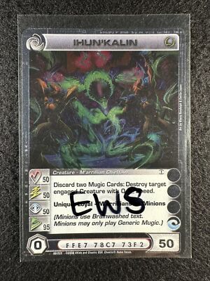 Chaotic TCG 3 Max EWS Ihun'kalin 60/222 BTD 1st Ed Foil Rare NM/LP