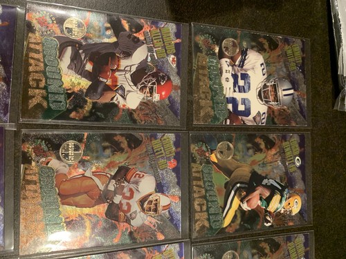 1995 Topps Stadium Club Members Only Ground Attack complete set RARE NFL - 第 2/8 張圖片