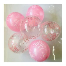 12 Pack It's A Girl Balloons Baby Shower Party Decor Latex 12"
