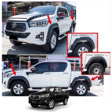 Fender Flares 6 Trd Sportivo Nuts Black For Toyota Hilux Revo Rocco 2017 2018 Fender Flares 6 Trd Sportivo Nuts Black For Toyota Hilux Revo Rocco 2017 2018