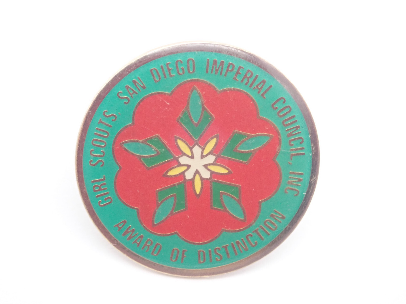 Girl Scouts San Diego Imperial Council Award of Distinction Vintage ...