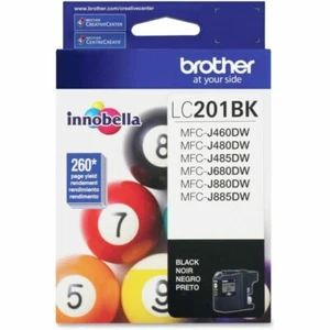 Brother LC201BK Standard Yield Black Ink Cartridge