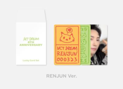 NCT DREAM 6th Anniversary OFFICIAL MD GOODS Lucky Card Set +