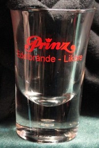 PRINZ Edelbrande - Likore Solingen Germany 2cl Maser Shot Glass Brandy Liqueur