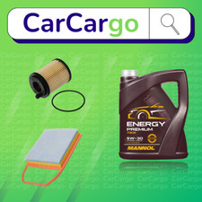 Service Kit For Peugeot 5008 1.6 HDi Diesel 2009-2017 Oil Air + Engine Oil