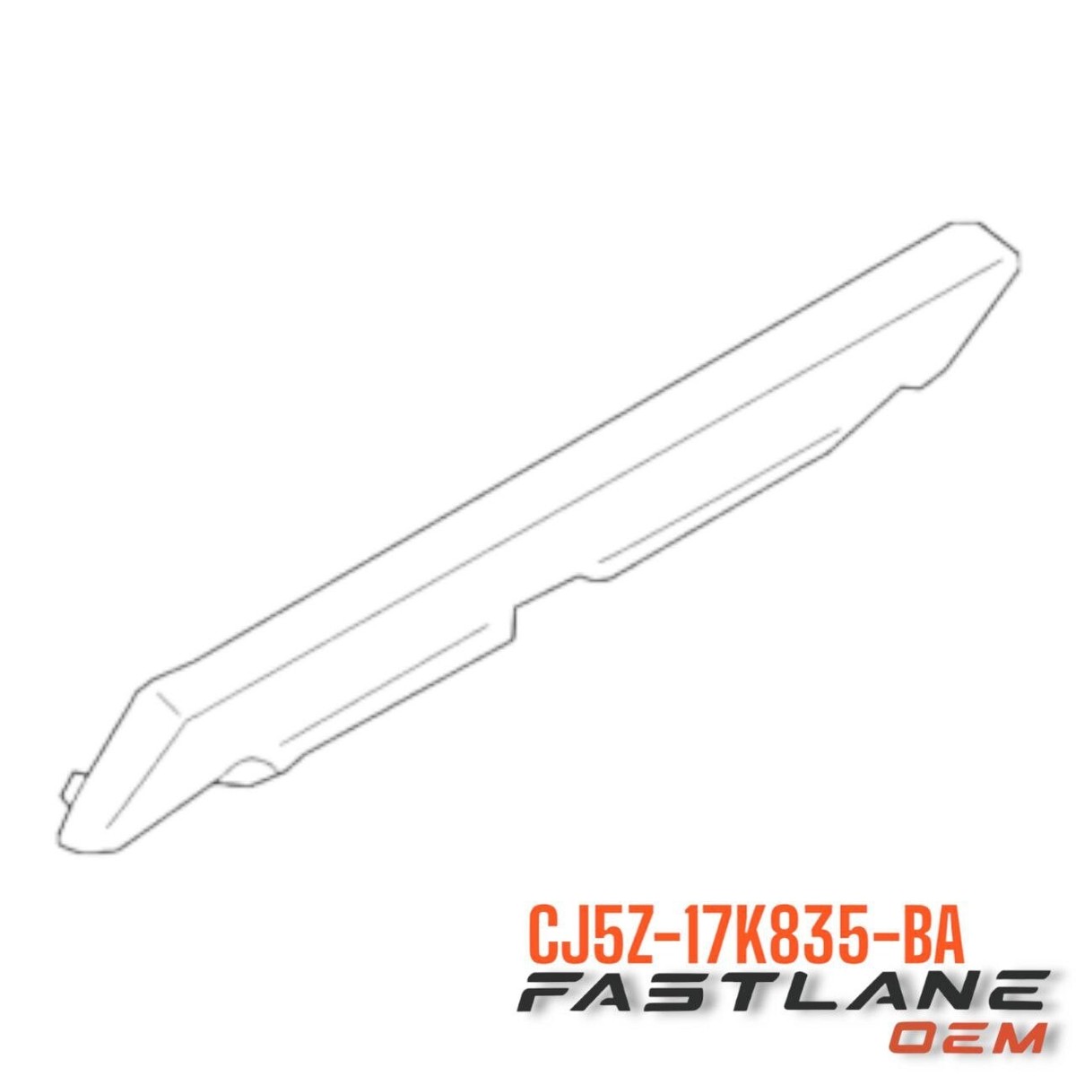 Ford OEM 13-18 Escape Rear Bumper-lower Cover CJ5Z17K835BA for